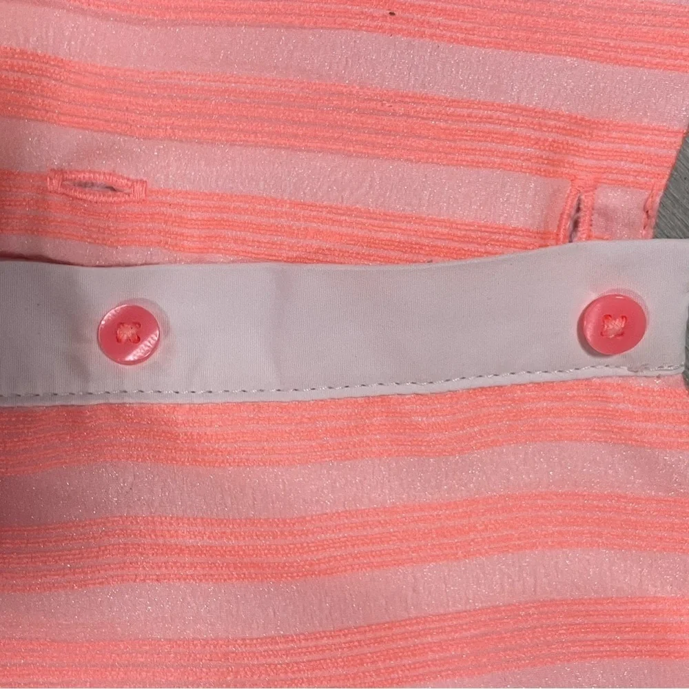 Cat & Jack 2T Charming Pink Striped Kids Dress w/under slip